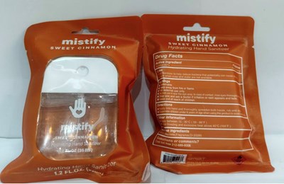 Label (Cinnamon Handsanitizer Compressed)
